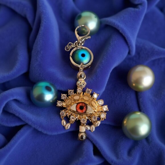 EVIL EYE KEYRING/PURSE TAG - Picture 3 of 3